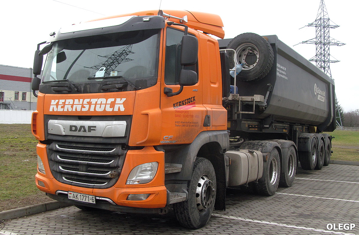 Могилёвская область, № АК 1771-6 — DAF CF Euro6 FTT