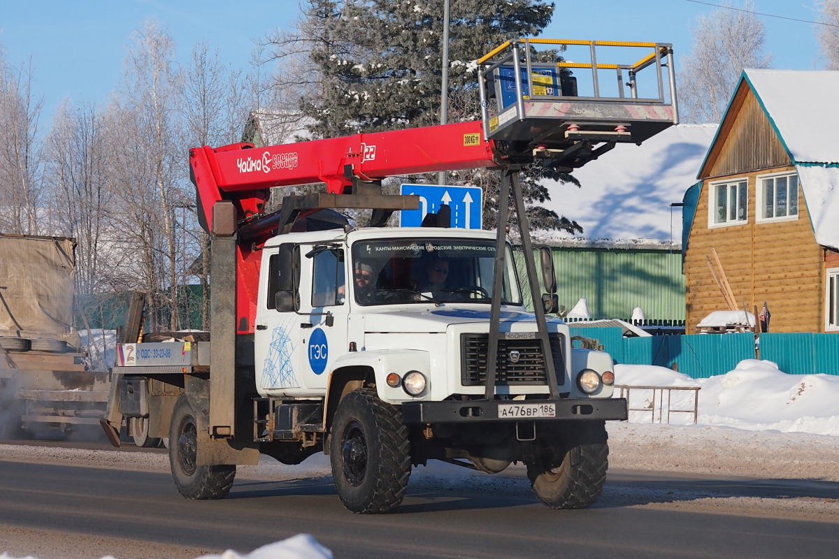 Ханты-Мансийский автоном.округ, № А 476 ВР 186 — ГАЗ-3308 (общая модель)