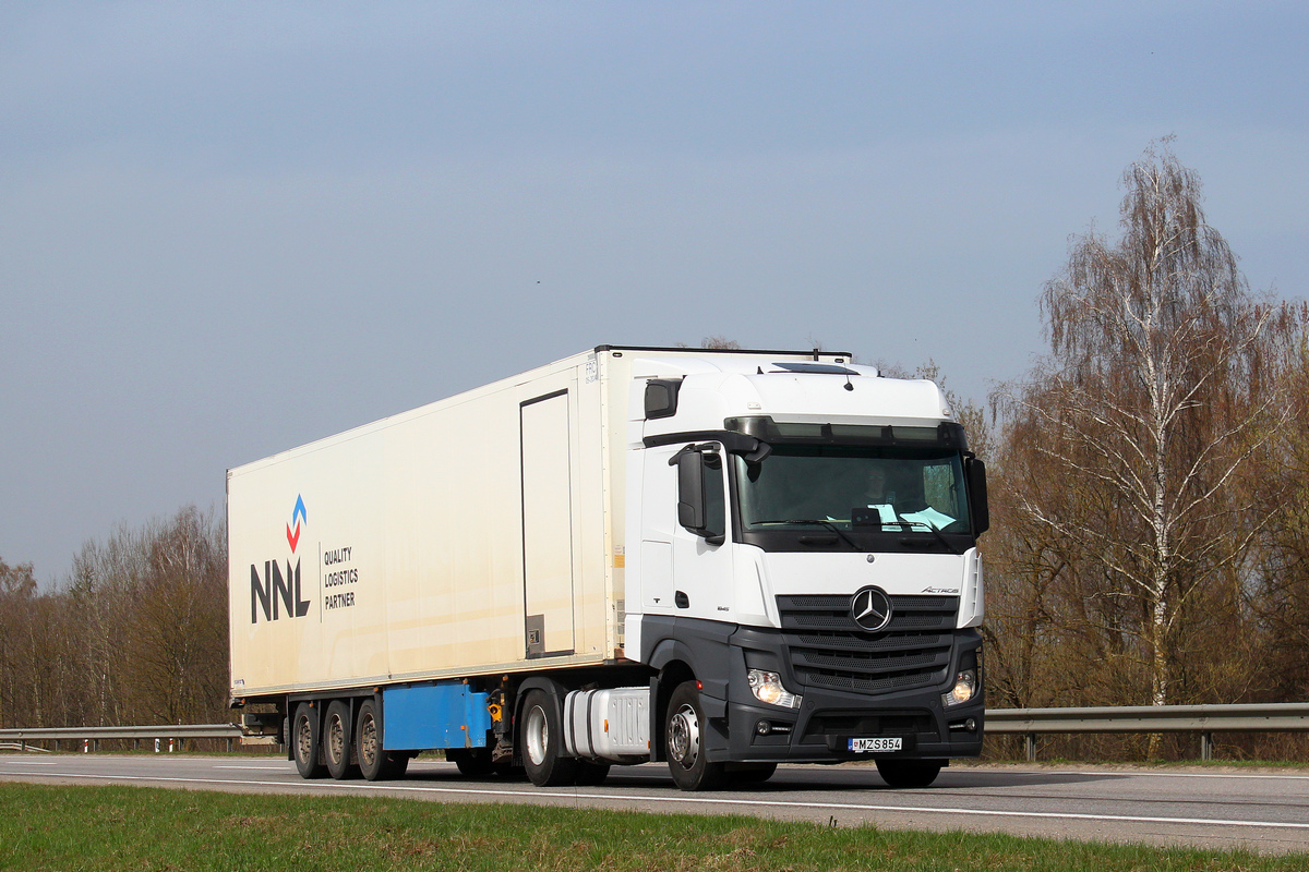 Литва, № MZS 854 — Mercedes-Benz Actros ('2011) 1845