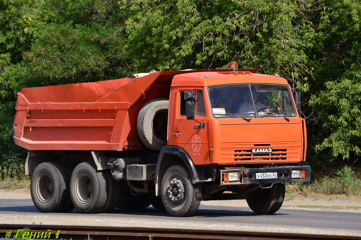 Волгоградская область, № К 453 КХ 34 — КамАЗ-55111-13 [55111N]