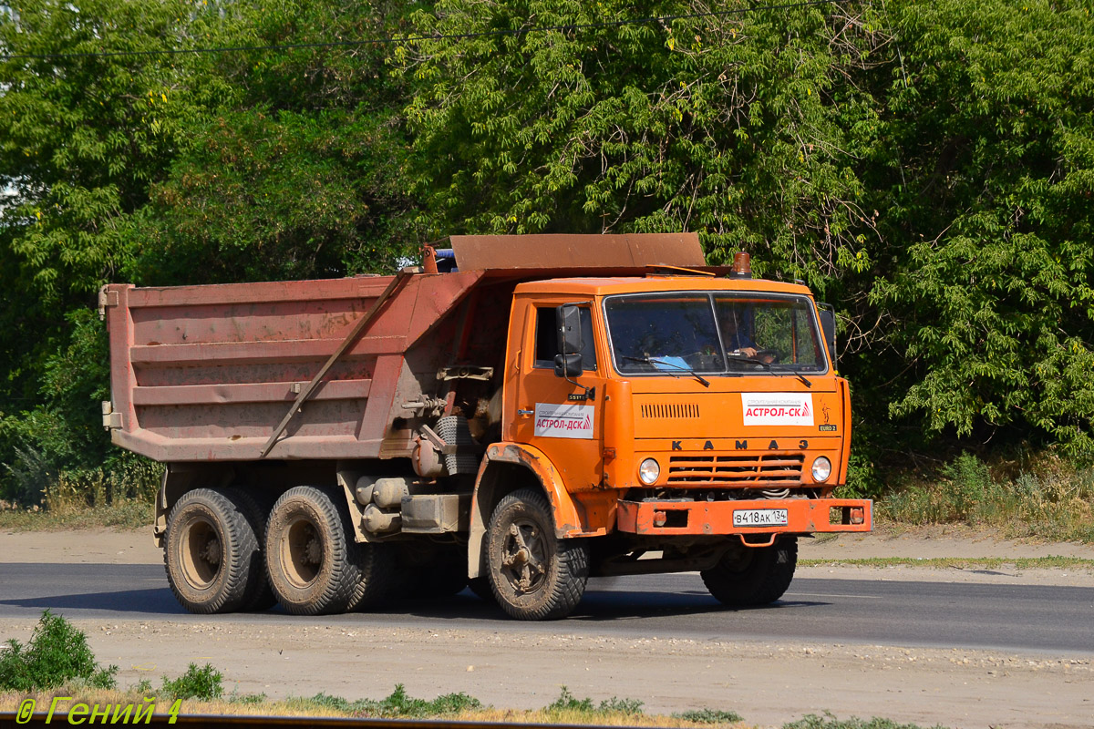 Волгоградская область, № В 418 АК 134 — КамАЗ-5511