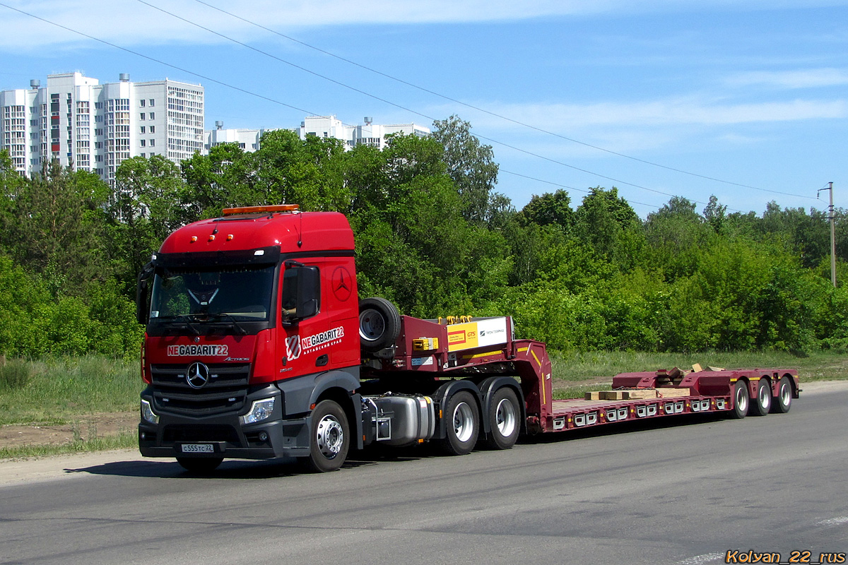 Алтайский край, № С 555 ТС 22 — Mercedes-Benz Actros '18 2645 [Z9M]