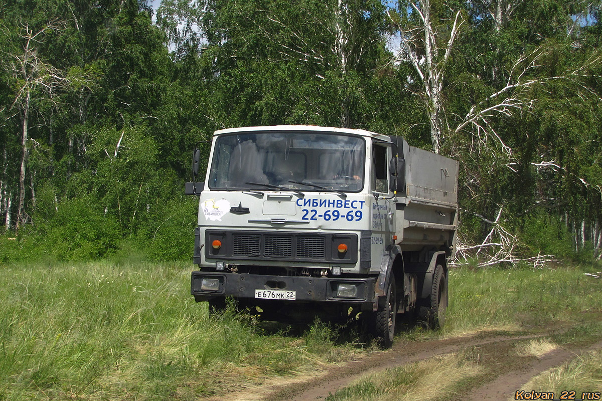 Алтайский край, № Е 676 МК 22 — МАЗ-5551 [555100]