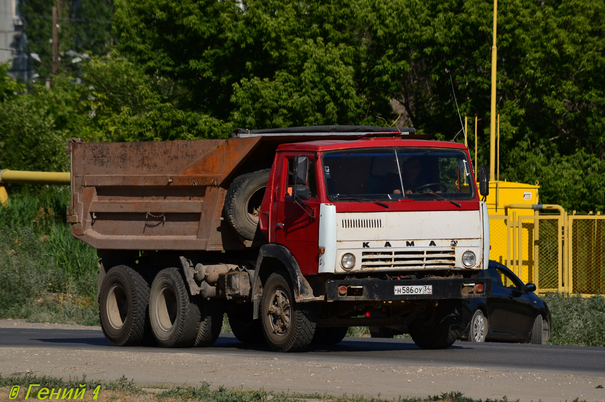 Волгоградская область, № Н 586 ОУ 34 — КамАЗ-5511