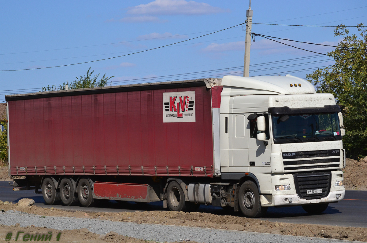 Татарстан, № Р 595 КУ 116 — DAF XF105 FT