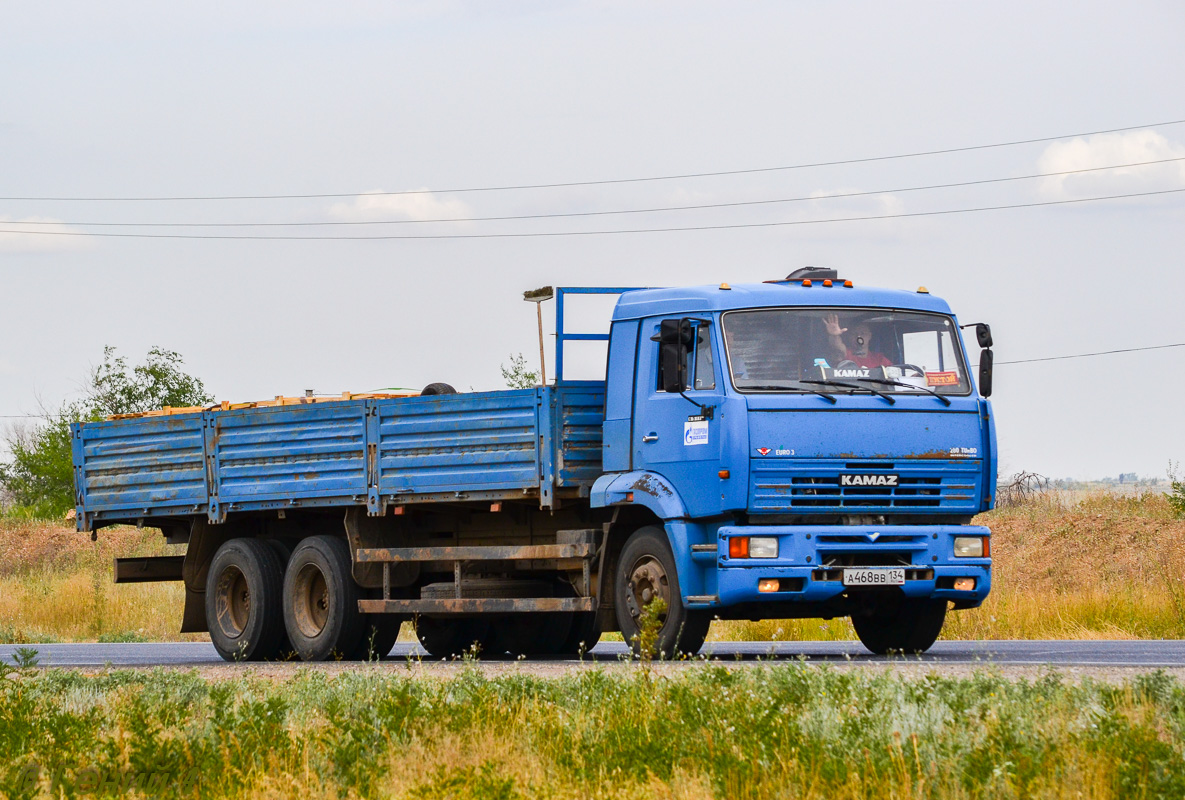 Волгоградская область, № А 468 ВВ 134 — КамАЗ-65117-62