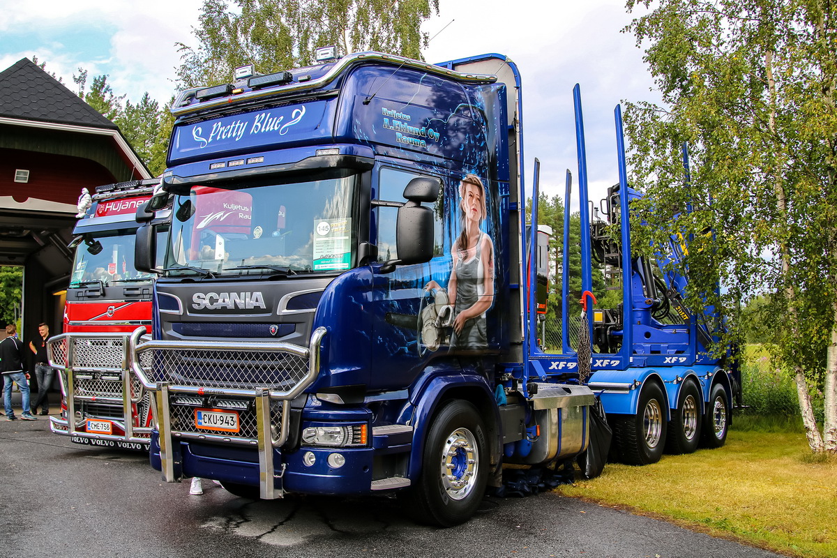 Финляндия, № CKU-943 — Scania ('2013) R730; Финляндия — Power Truck Show 2019