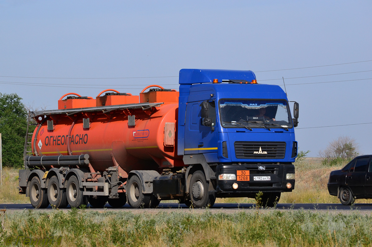 Волгоградская область, № С 192 АН 34 — МАЗ-544018