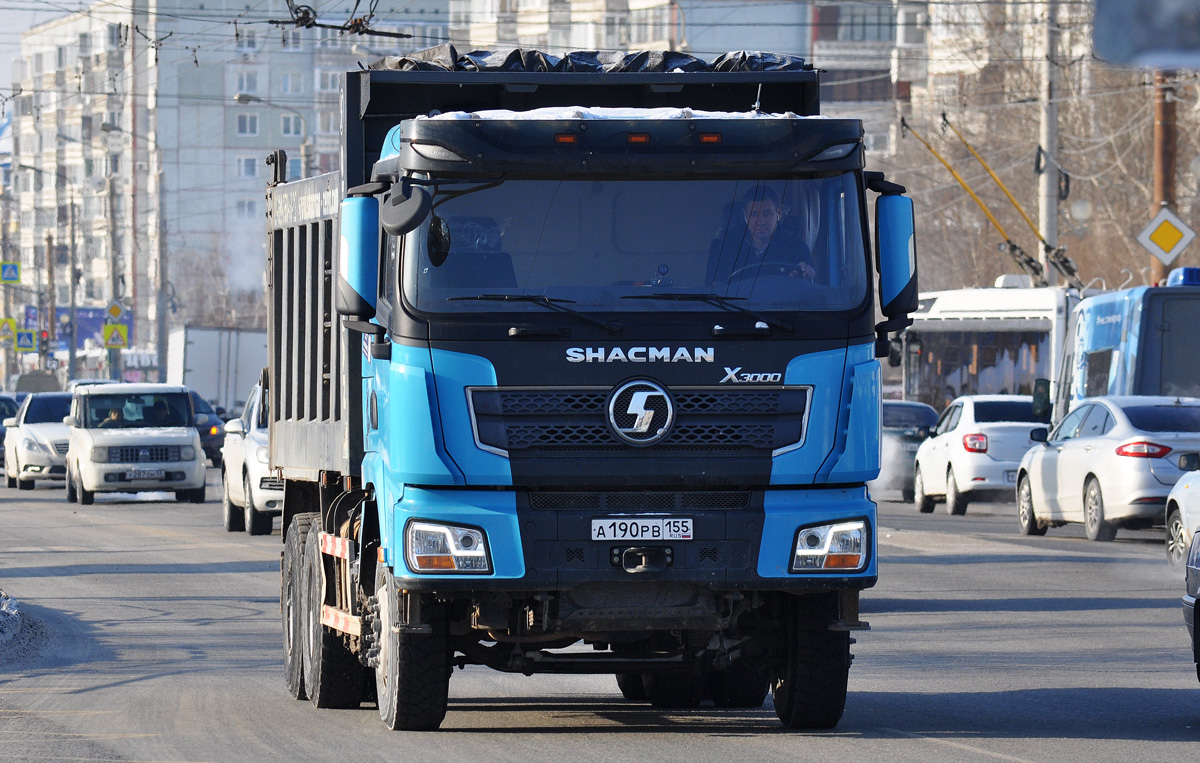 Омская область, № А 190 РВ 155 — Shaanxi Shacman X3000 SX3258