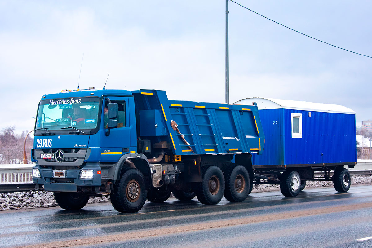 Архангельская область, № О 984 ХТ 29 — Mercedes-Benz Actros '09 3341 [Z9M]