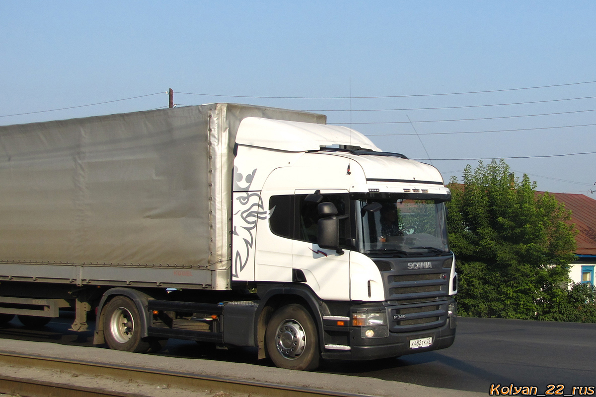 Алтайский край, № К 482 ТК 22 — Scania ('2004) P340