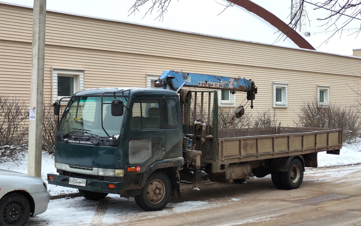 Тверская область, № О 834 ММ 69 — Nissan Diesel (общая модель)