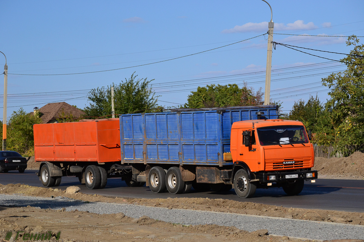 Волгоградская область, № С 758 СН 34 — КамАЗ-53229-13 [53229N]