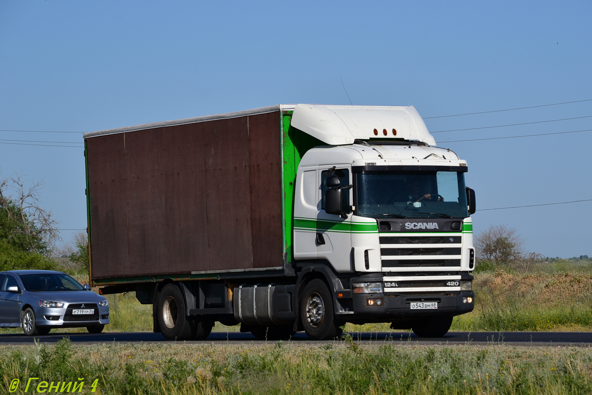 Тамбовская область, № О 543 ВМ 68 — Scania ('1996) R124L