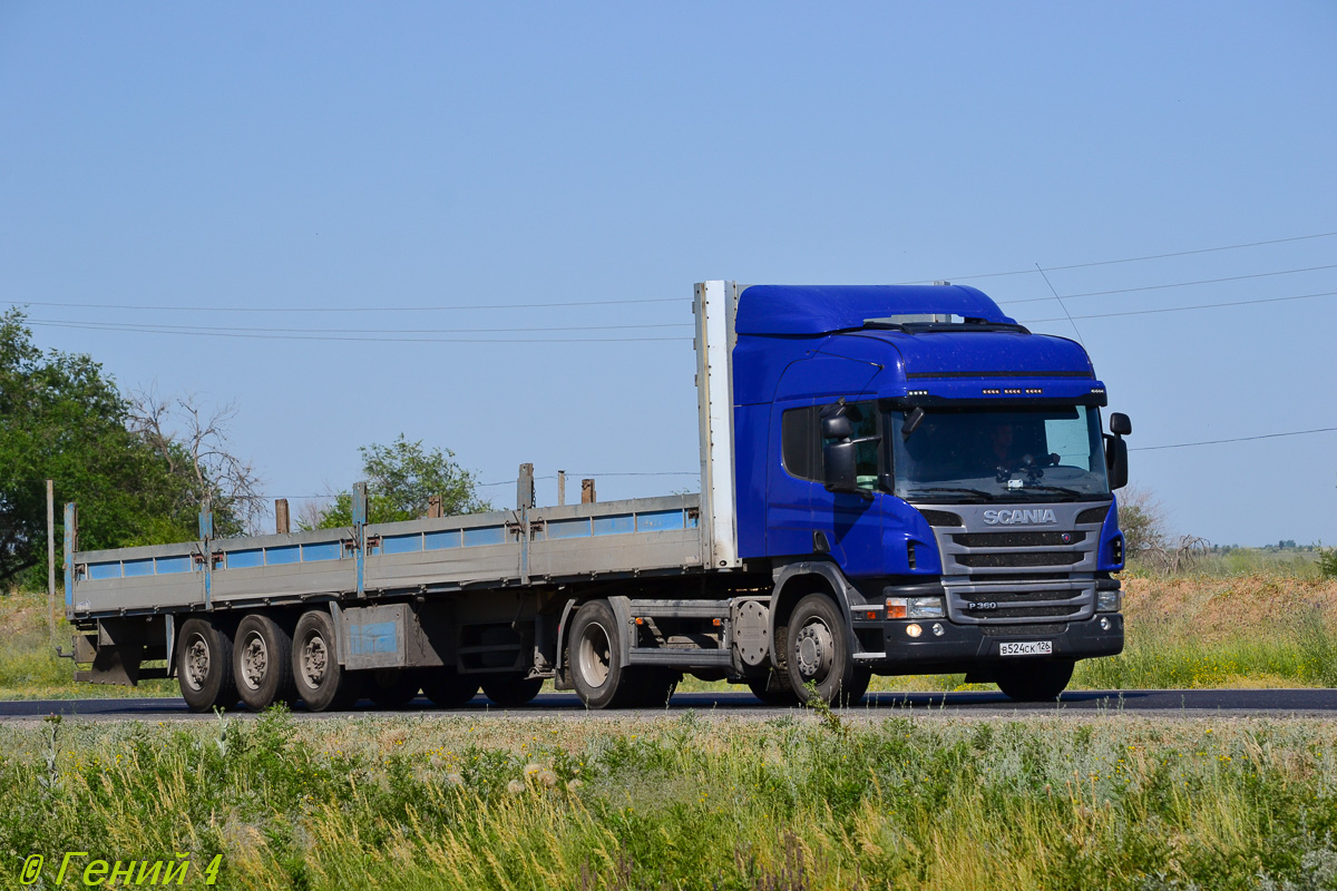 Ставропольский край, № В 524 СК 126 — Scania ('2011) P360