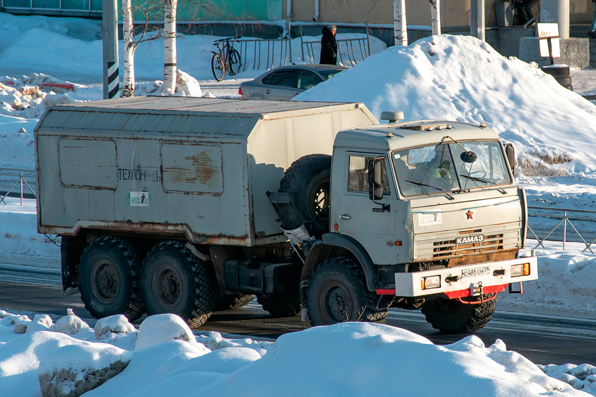 Архангельская область, № С 486 СН 29 — КамАЗ-43114-02 [43114C]