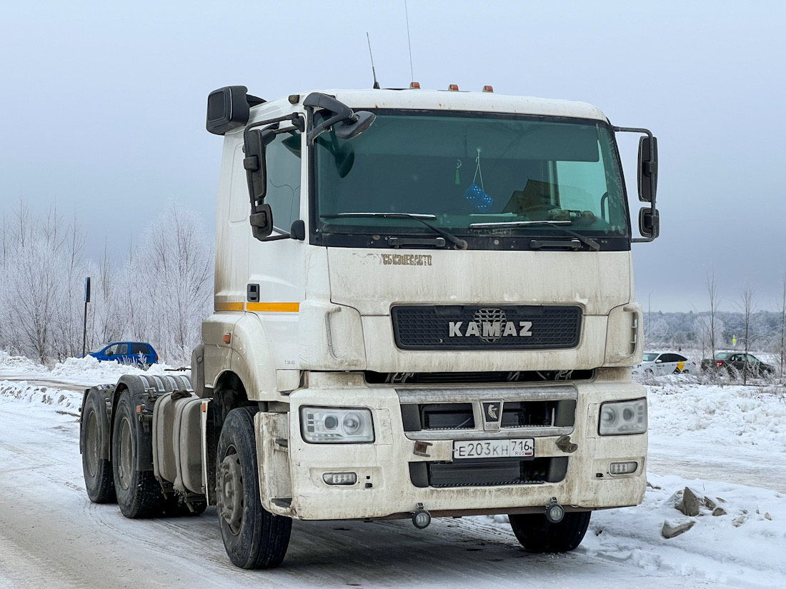 Татарстан, № Е 203 КН 716 — КамАЗ-65206-T5(68)