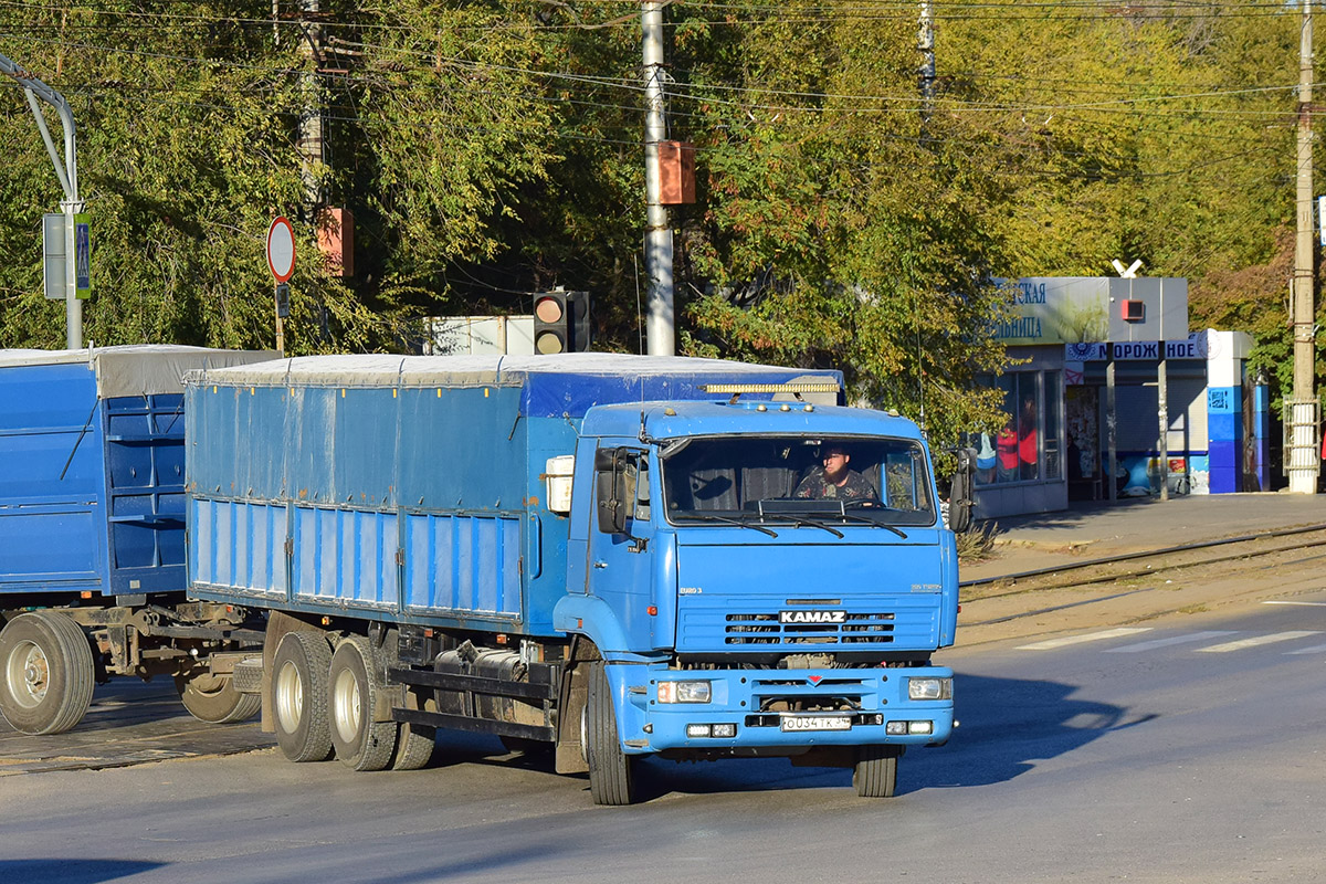 Волгоградская область, № О 034 ТК 34 — КамАЗ-65117-62