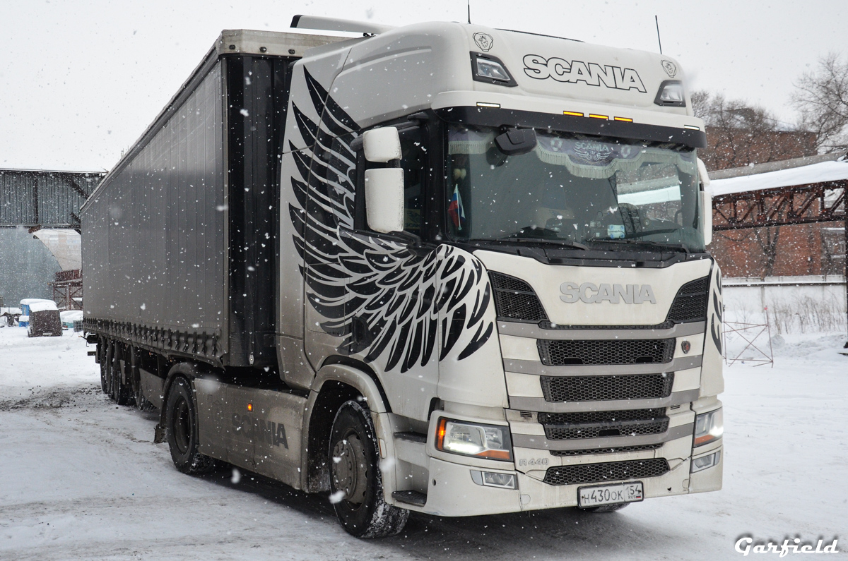 Новосибирская область, № Н 430 ОК 154 — Scania ('2016) R440