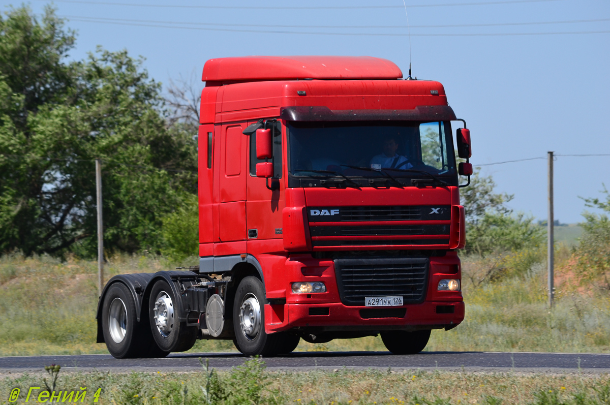 Ставропольский край, № А 291 УК 126 — DAF XF95 FTG