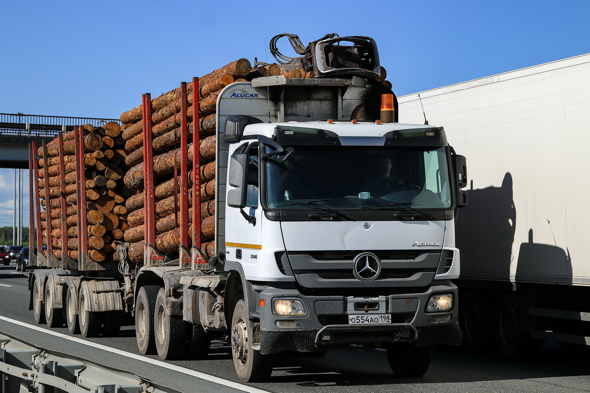 Санкт-Петербург, № О 554 АО 198 — Mercedes-Benz Actros ('2009) 3346