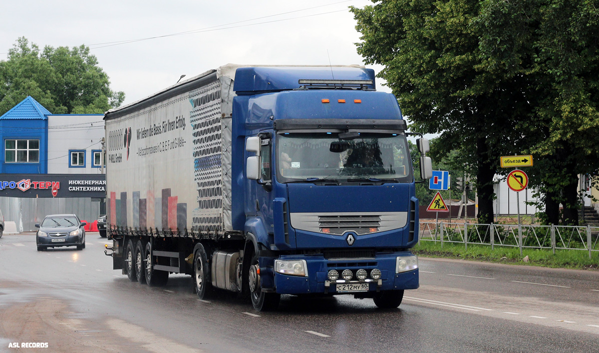 Псковская область, № С 212 МУ 60 — Renault Premium ('2006)