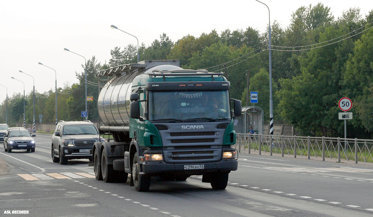 Новгородская область, № С 296 ВХ 53 — Scania ('2004) P420