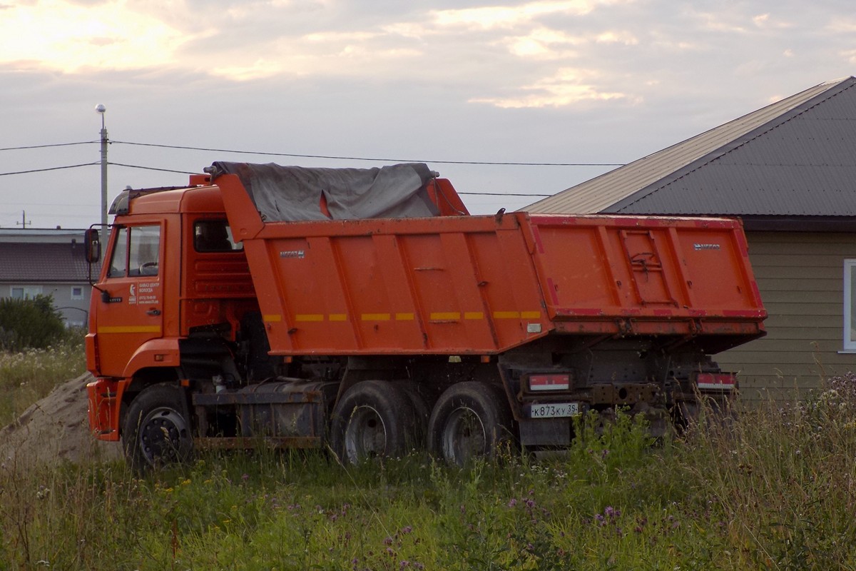 Вологодская область, № К 873 КУ 35 — КамАЗ-65115-A5(48)