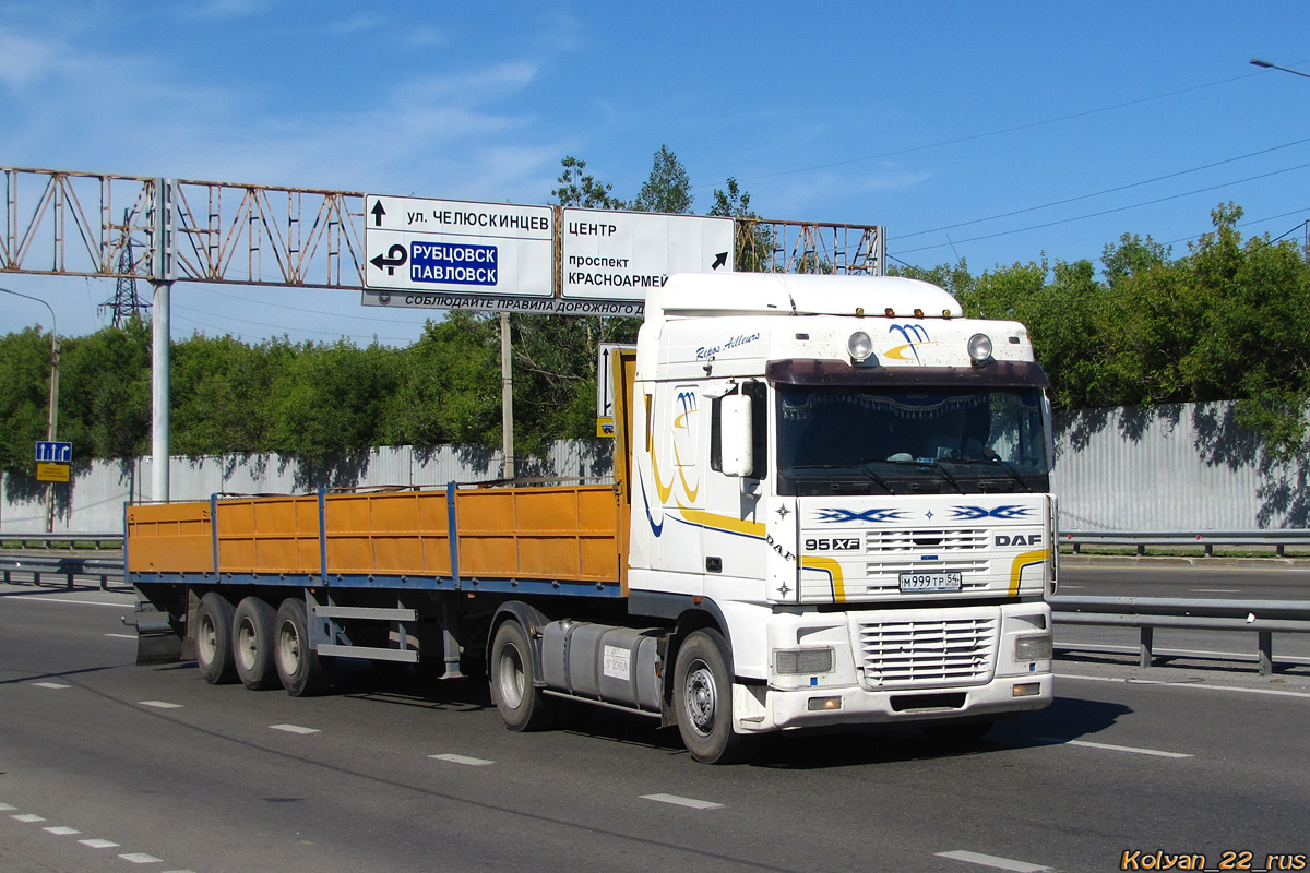 Новосибирская область, № М 999 ТР 54 — DAF 95XF FT