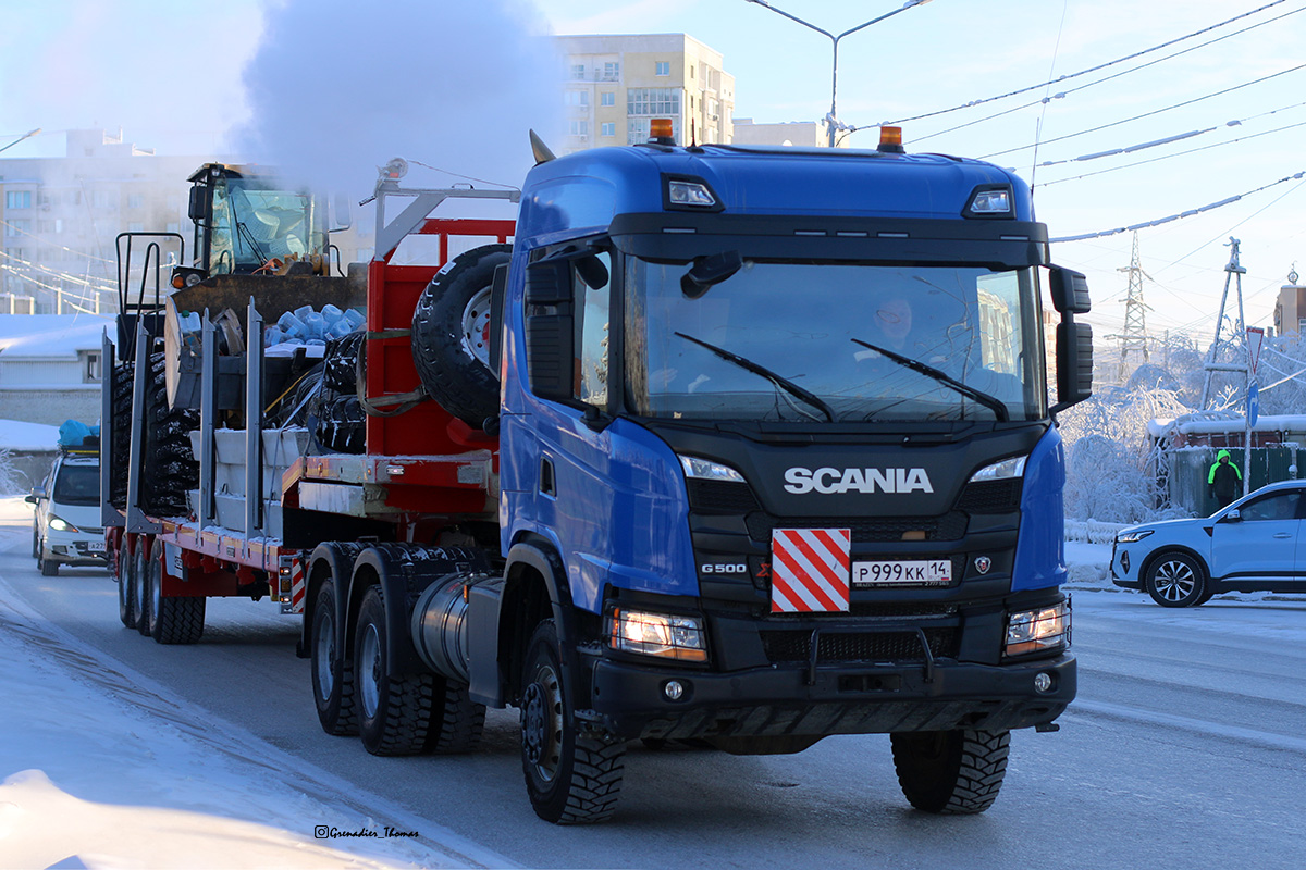 Саха (Якутия), № Р 999 КК 14 — Scania ('2016) G500