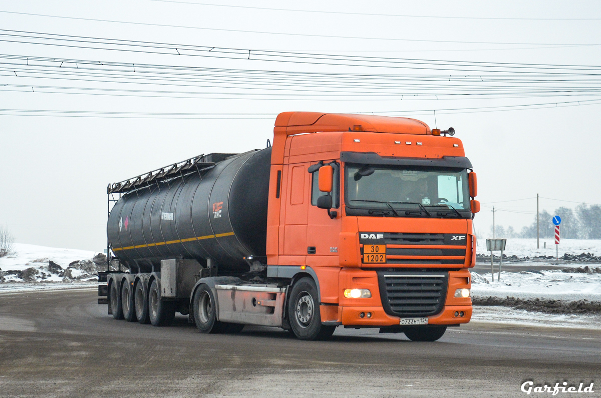 Новосибирская область, № О 733 НТ 154 — DAF XF105 FT