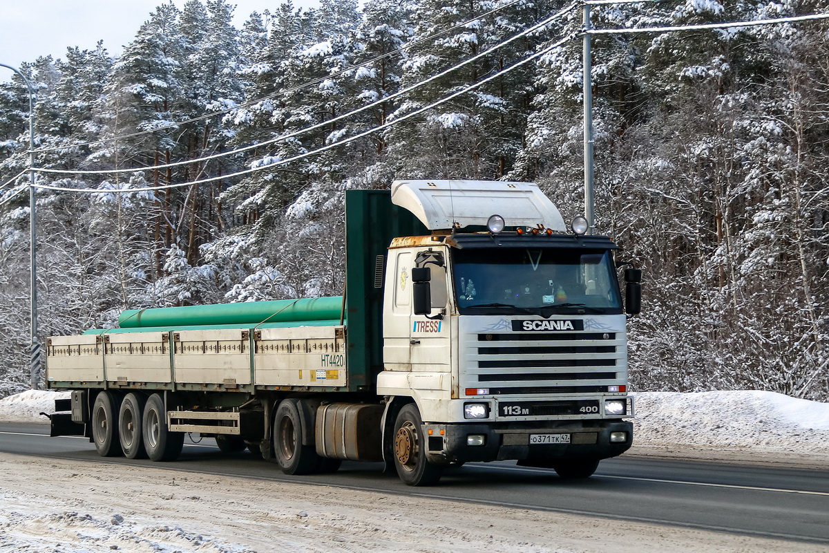 Ленинградская область, № О 371 ТК 47 — Scania (III) R113M