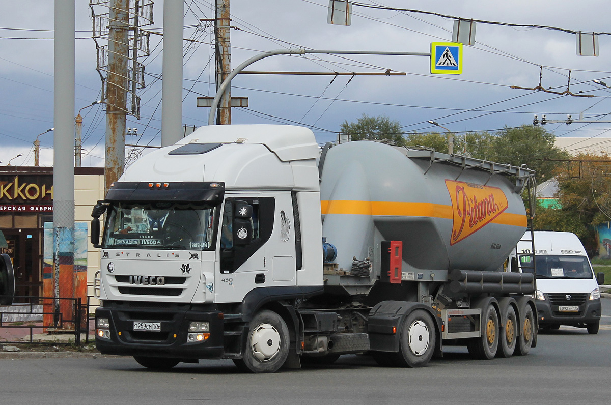 Челябинская область, № Т 259 СМ 174 — IVECO Stralis ('2007) 450