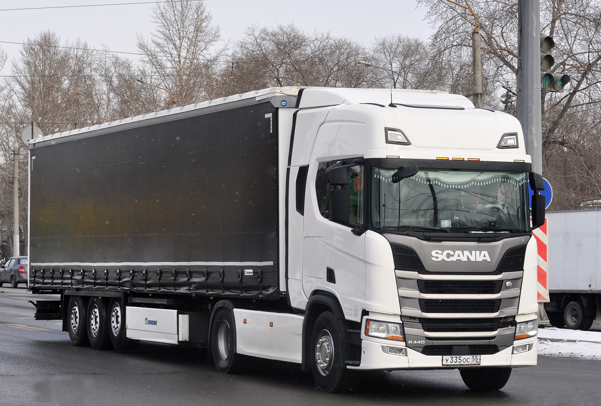 Омская область, № У 335 ОС 55 — Scania ('2016) R440