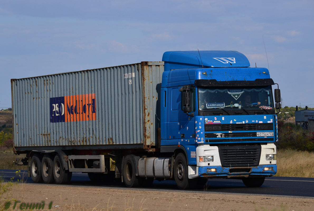 Краснодарский край, № Е 075 ЕМ 123 — DAF 95XF FT