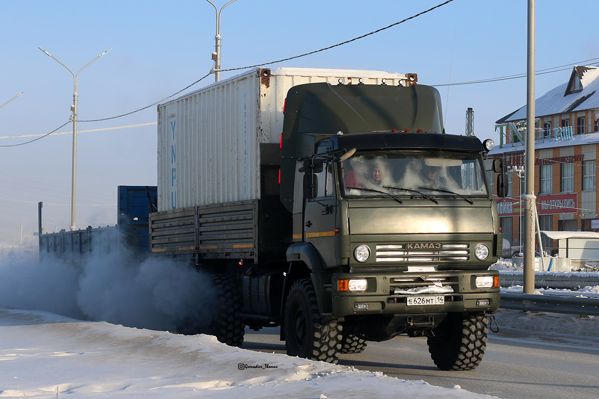 Саха (Якутия), № Е 626 МТ 14 — КамАЗ-65224 [652240]