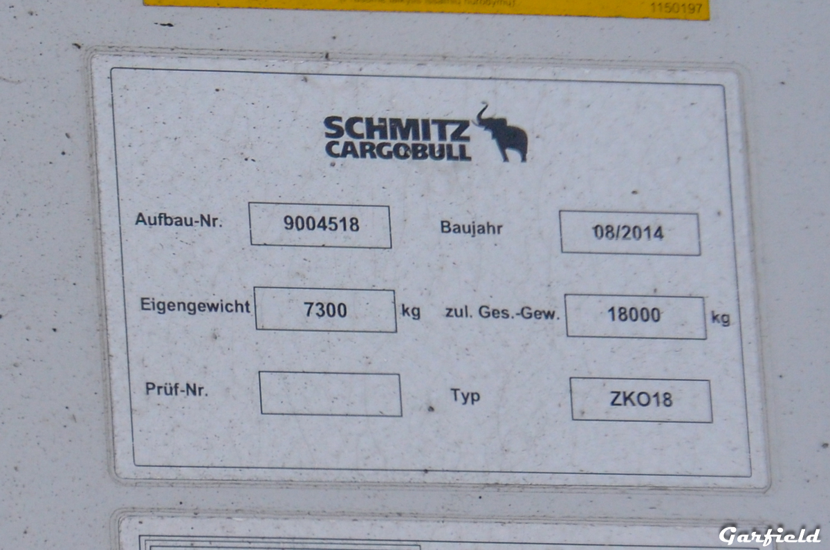 Кемеровская область, № СО 1182 61 — Schmitz Cargobull Z.KO 18/L