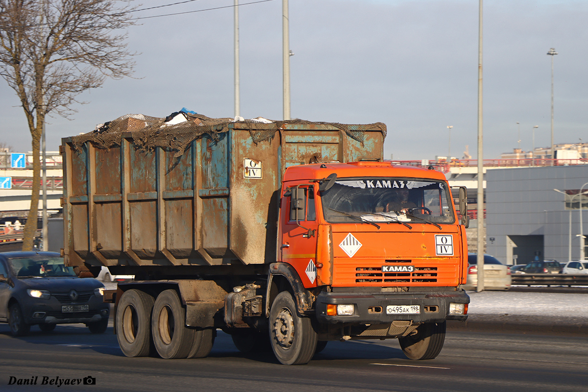 Санкт-Петербург, № О 495 АК 198 — КамАЗ-65115 (общая модель)