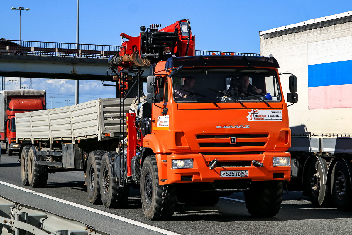 Рязанская область, № Р 535 ТВ 62 — КамАЗ-43118 (общая модель)