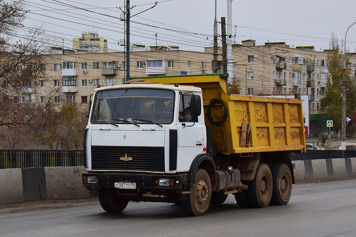 Волгоградская область, № К 387 ТУ 34 — МАЗ-551605