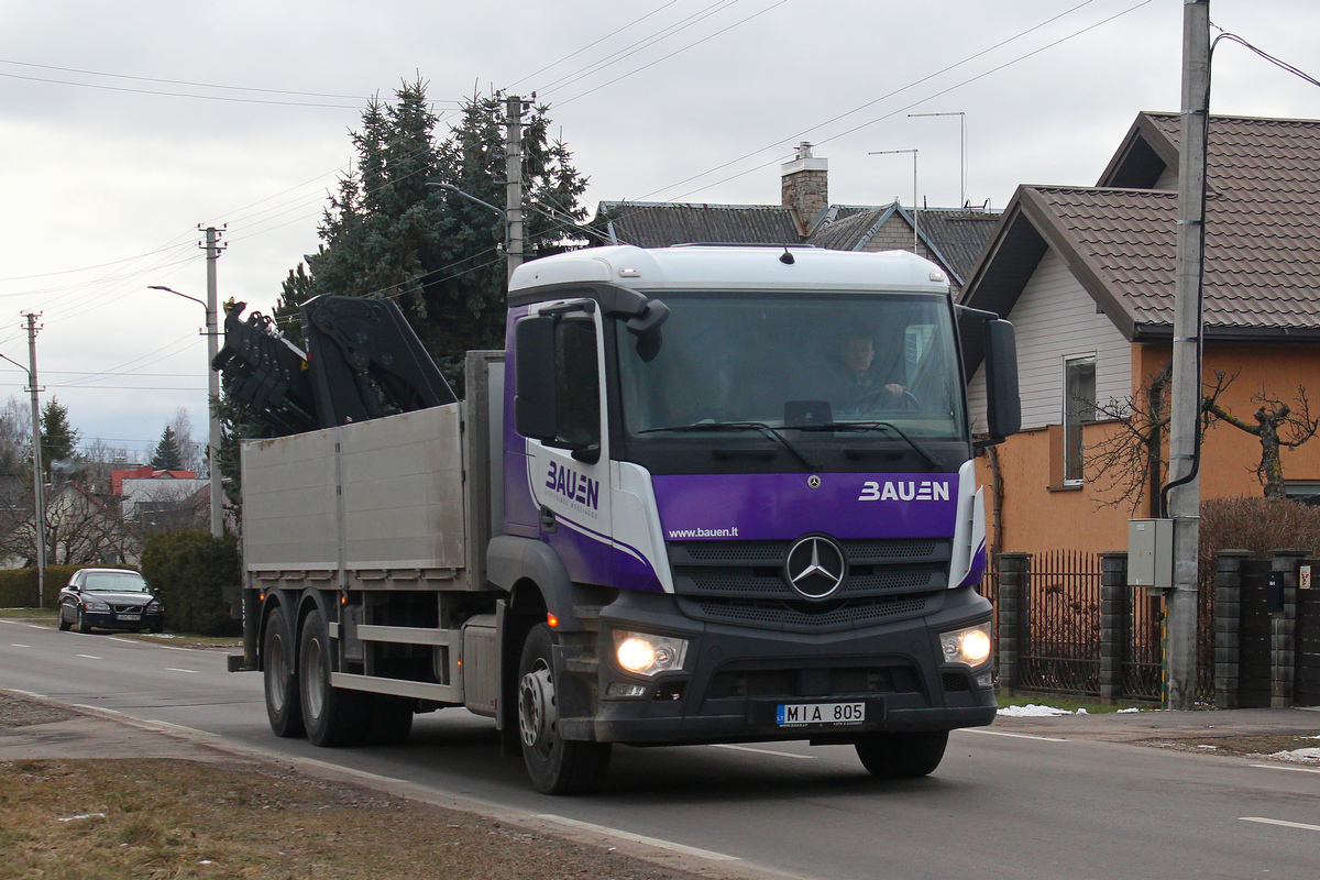 Литва, № MIA 805 — Mercedes-Benz Actros ('2011)