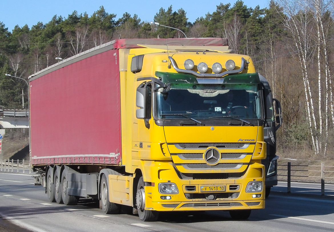 Костанайская область, № F 1413 10 — Mercedes-Benz Actros ('2009) 1848