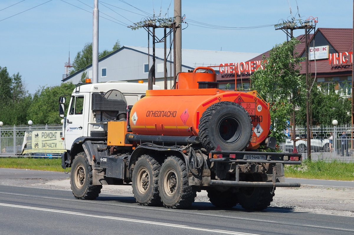 Тюменская область, № Е 014 МВ 186 — КамАЗ-43114-15 [43114R]