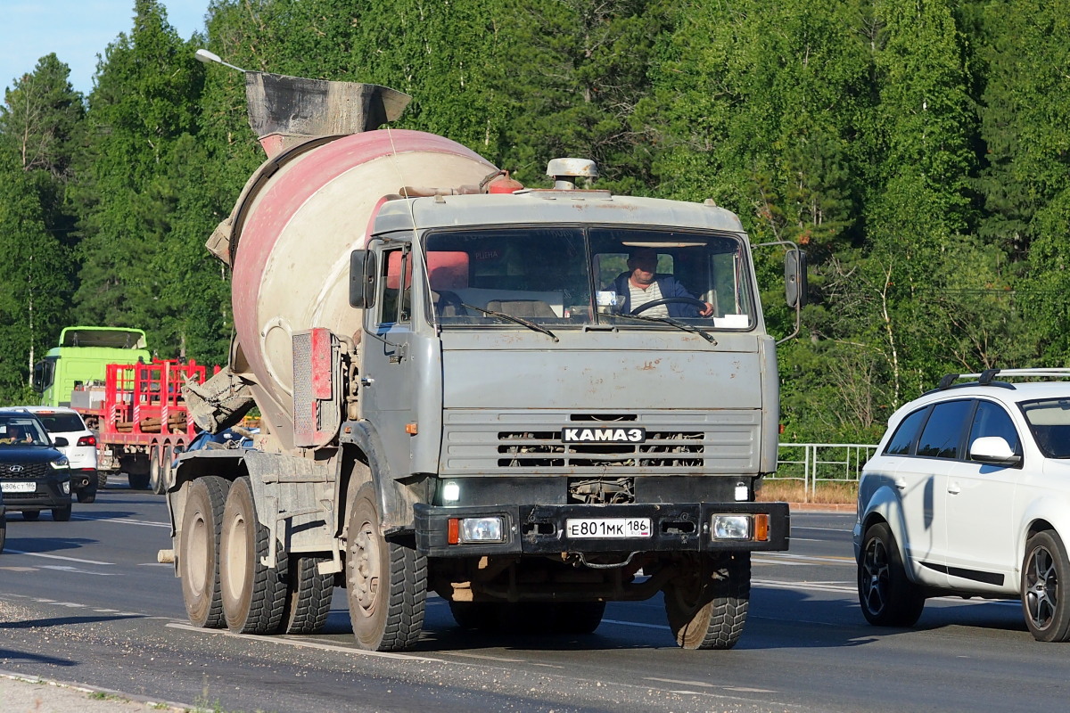 Ханты-Мансийский автоном.округ, № Е 801 МК 186 — КамАЗ-53229-15 [53229R]