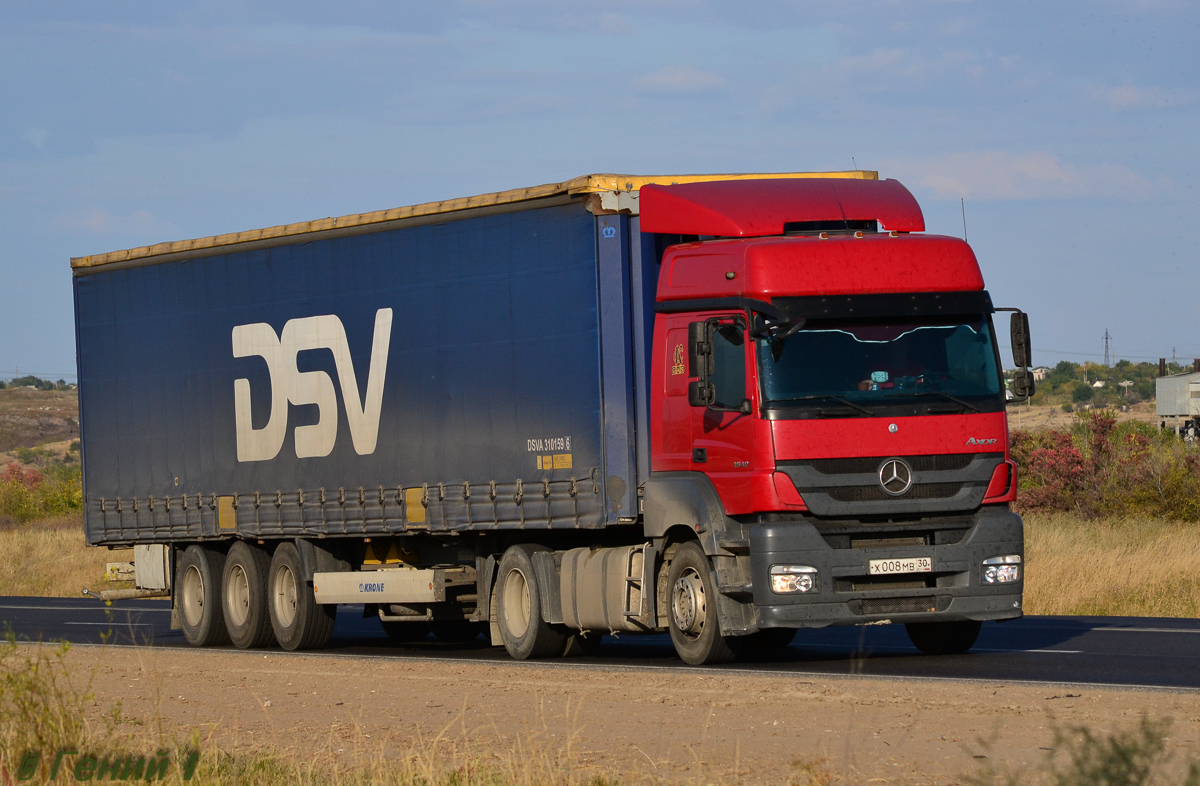 Астраханская область, № Х 008 МВ 30 — Mercedes-Benz Axor 1840 [Z9M]