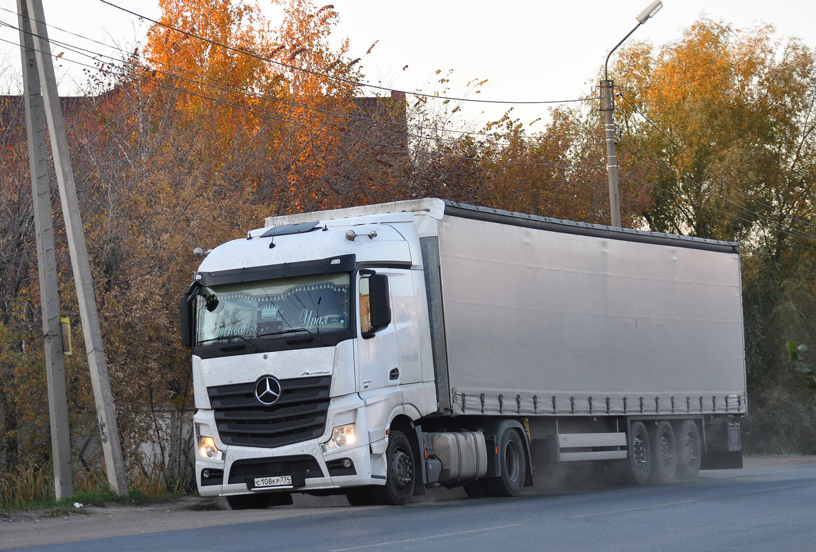 Челябинская область, № С 108 КР 774 — Mercedes-Benz Actros ('2022) [LRD]