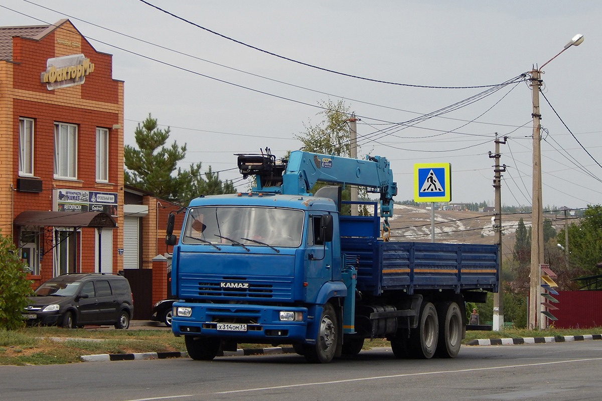 Белгородская область, № Х 314 ОМ 31 — КамАЗ-65117 (общая модель)