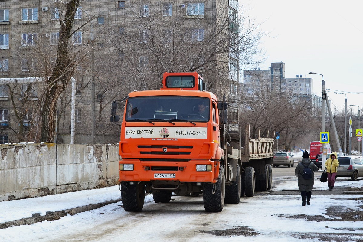 Волгоградская область, № К 026 ХО 134 — КамАЗ-43502 (общая модель)