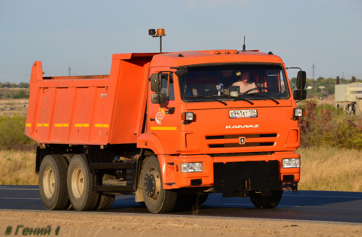 Волгоградская область, № Е 941 АТ 134 — КамАЗ-65115-42