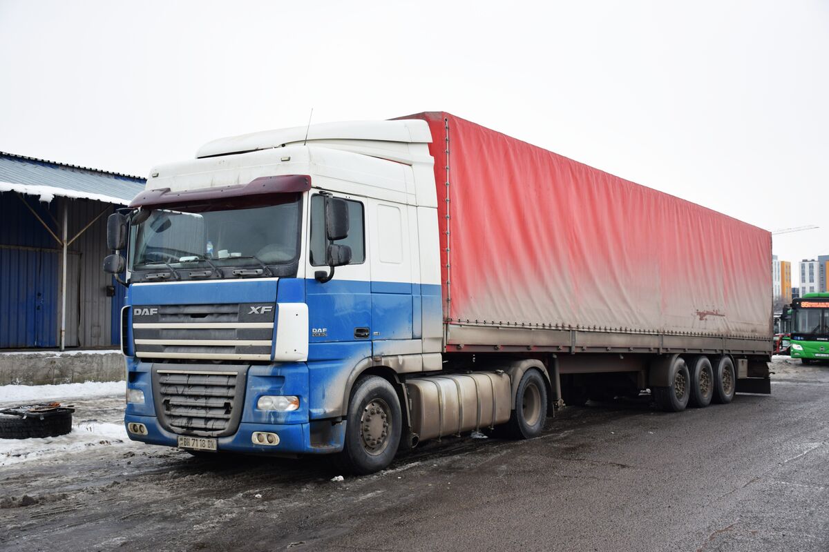 Туркменистан, № BH 7118 BN — DAF XF105 FT